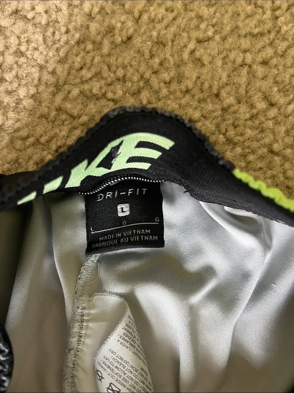 Nike Boys Black, Neon Green & Gray Athletic Shorts comes with free T shirt